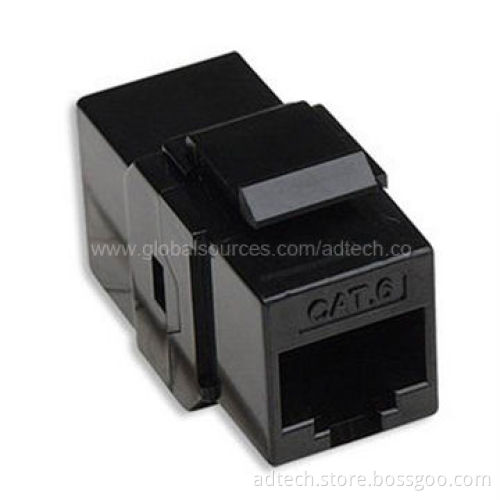 Black and White Colored UL Approval, Slim Style Keystone Inline Coupler